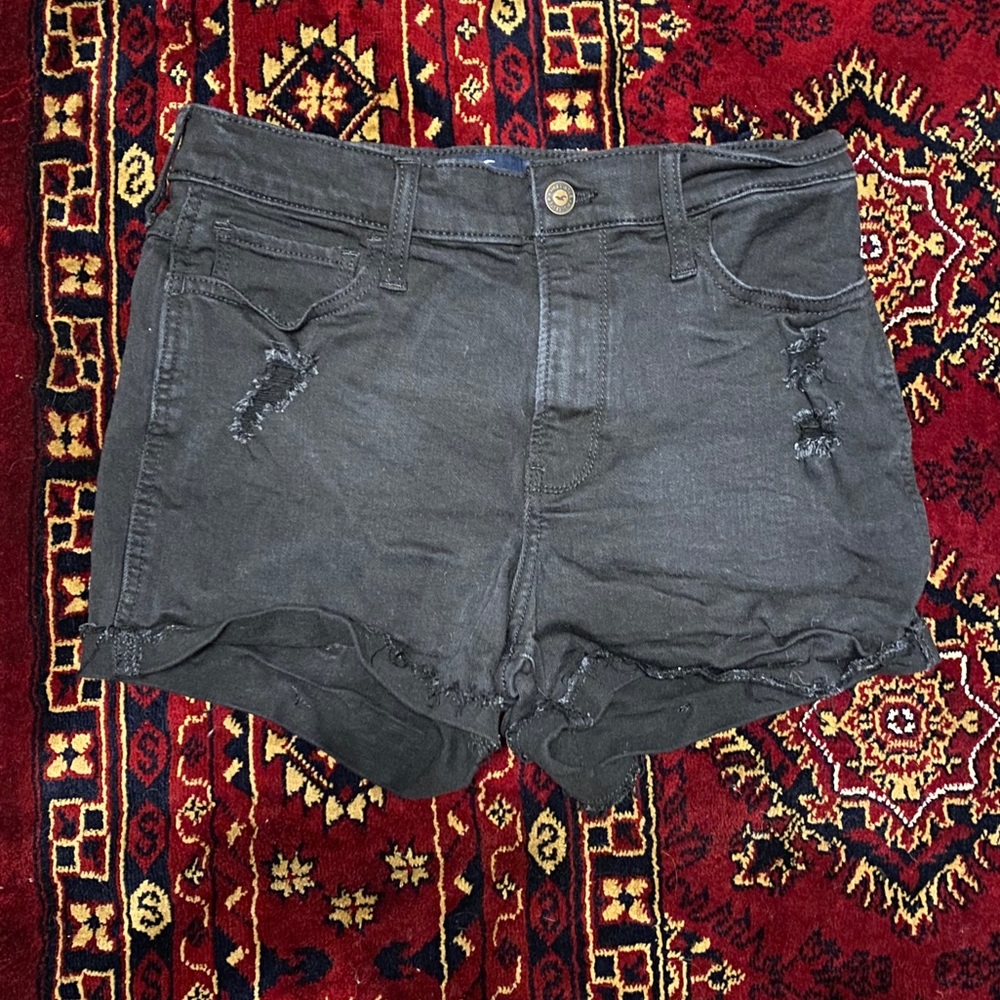 Hollister black shorts, size 7